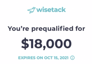 Wisetack pre-qualification confirmation